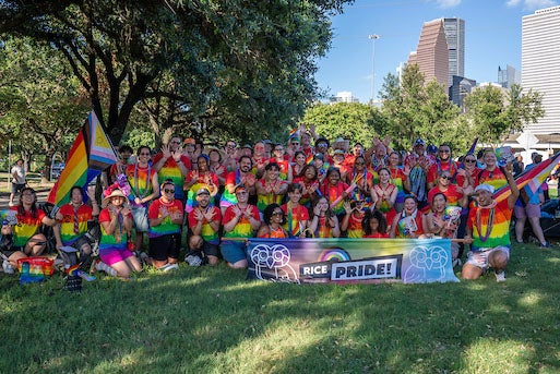 Rice group at Pride Parade 2024