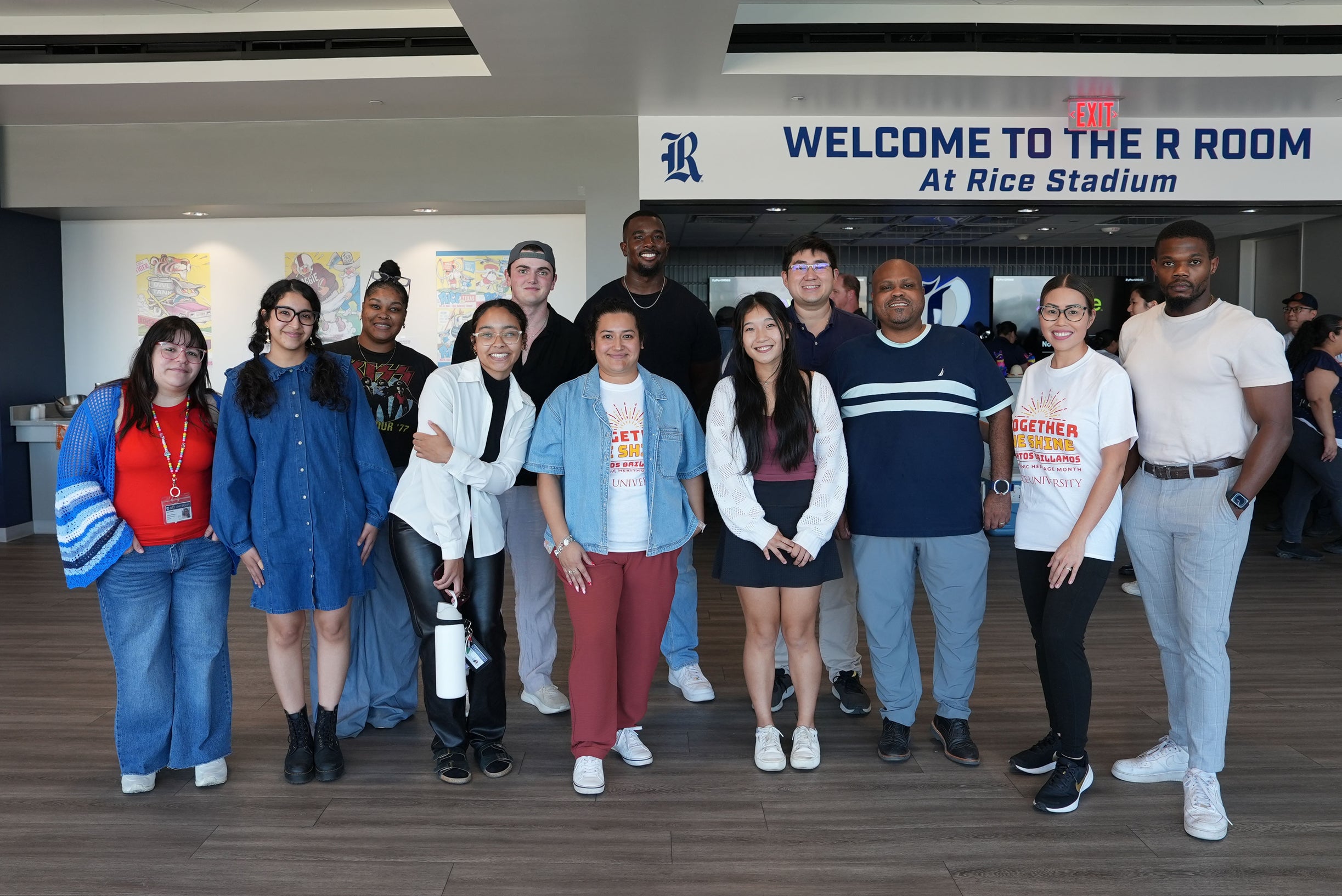 Group of Rice community members at the Hispanic Heritage Month 2025 closing event